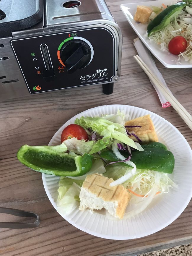 お昼過ぎからBBQをはじめます。