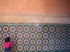 観光スポットに到着
イスラム建築、イスラム美術が大好物の私にとってここは、
どこを見ても絵になる、楽しい、美しい場所でした