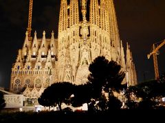 タパスツアーの後半は、サグラダ・ファミリア夜景鑑賞。
夜景は何度か見に来た事がありますが、なんだか静かな気がしたので、オペレーターの方に聞くと、ランブラス通りのテロの際、ここも爆破計画の対象になっていたため、以来、生誕のファサード前の通りが封鎖されているとのこと。
当たり前だけど、テロ、愚かさしか感じない。