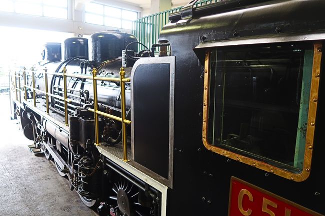 梅小路公園-5 京都鉄道博物館c 蒸気機関車の名機 ☆義経号・お