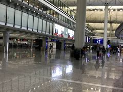 【Hong Kong International Airport】
約１２hかけて香港まで来ました。お尻や腰が痛くてもうクタクタです。飛行機を降りて何だか広い空間に出た後、次にどこへ行けばいいのかキョロキョロしていた時に偶然日本へ帰る日本人の団体さんを見つけたのでしれっとついて行った先にセキュリティチェックがあって無事に乗り継ぎするターミナルに行くことが出来ました。