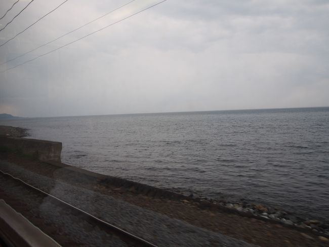 電車で小樽へ。とちゅうで電車が止まってしまってどきどき・・・・