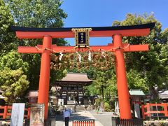 鈴虫寺が思ったよりスムーズに周れたため、
嵐山駅に戻る途中に、松尾大社にも立ち寄らせて頂きました。

鈴虫寺に行く途中にとても大きな鳥居が目に留まり、
時間があれば是非参拝したいと思っていたんです。