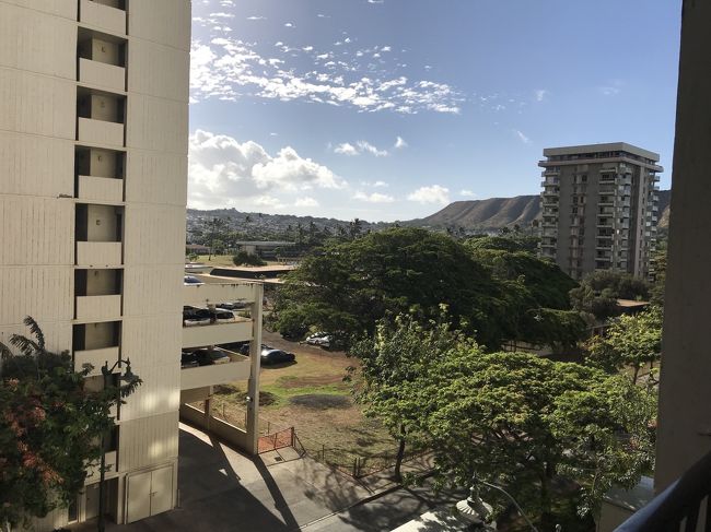 オアフ島四日目。<br />部屋からの景色がいい！<br /><br />実質、今日がこの旅の最後と言っても<br />いいでしょう。とうとう終わってしまうのかと、、、<br />思い出に浸り、守りに入りそうになりますが<br /><br />やっぱり最後の最後まで攻めて行きましょう！<br />のんびりと。<br />