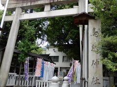 鳥越神社にやってきました。
立派な鳥居があります。