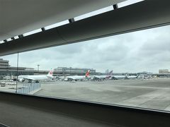 そして、無事に成田空港に到着。

今日もありがとう♪

空港にはいろんな飛行機が並んでいました。