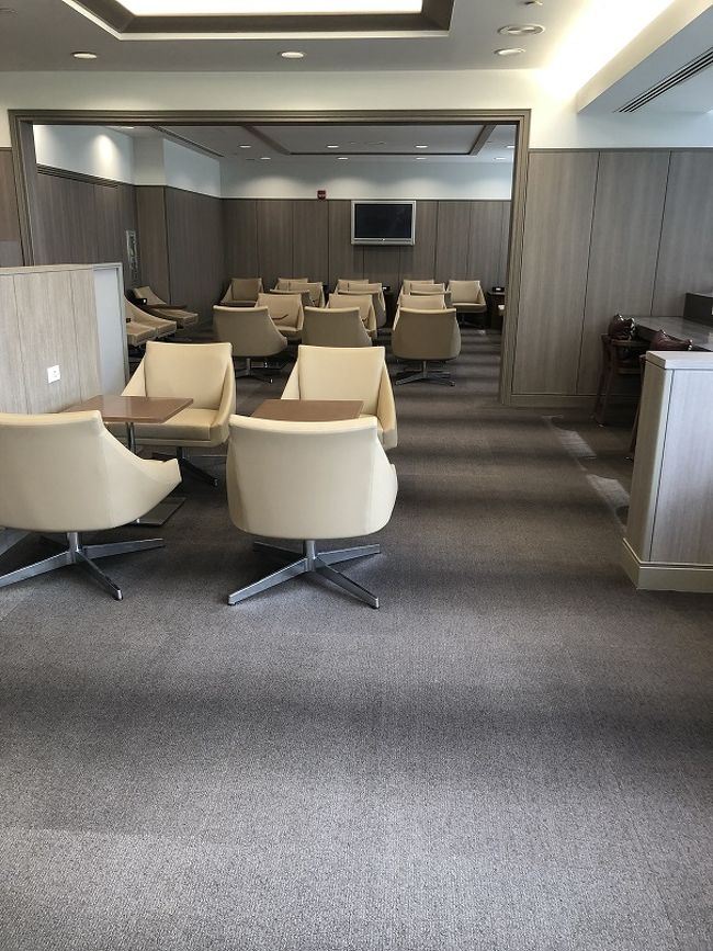 サクララウンジで、朝食です。<br />