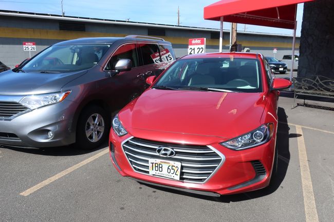 本日の相棒。翌朝の8:30までレンタル。<br />翌日は帰国なので、レンタカーを返して、そのまま空港へ、という算段です。<br />・・・というのを直前で思いついた。1DayPass買う必要無かったな。