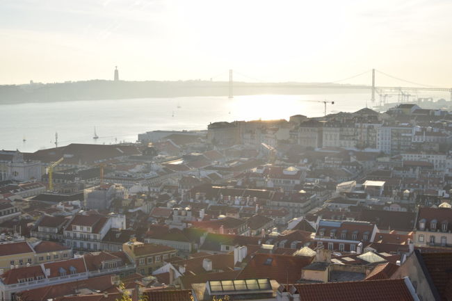 丘の上にあってリスボンの街が眺められる。