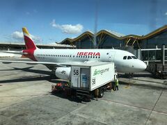 イベリア航空でリスボン空港へ到着
