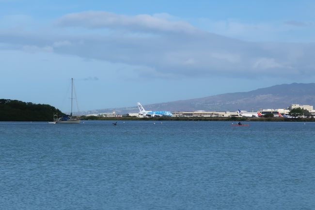 そして、フライングホヌ、到着。<br />商用利用では2回目のホノルル到着です。<br />そして、この後この機材で日本へと戻ります。