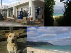 平久保崎から帰る途中は明石集落をウロウロ

こんなワンちゃんも公民館の近くで発見だよ

民家の軒先に繋がれてお利口にしていました

明石の海岸はこんな感じでした