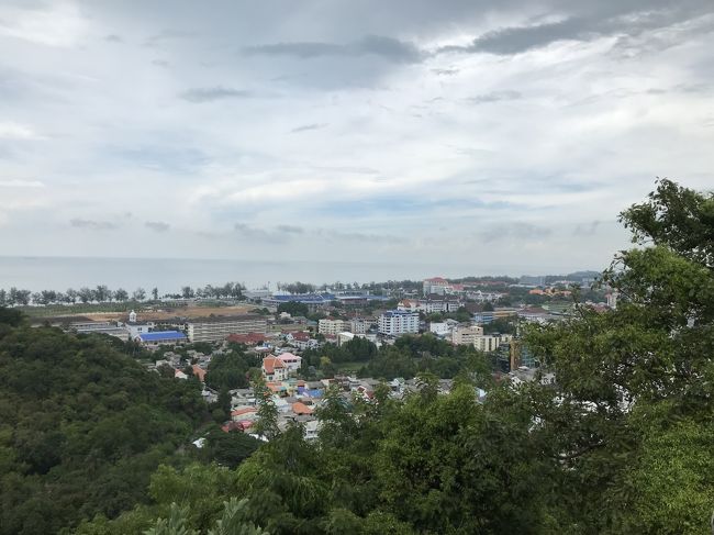 あいにくに雨がぱらつく天気ですが、わざわざリフトで上がるだけの眺望があります。<br />こっちは海側。