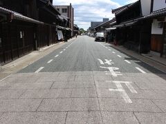 美濃市にあるうだつの上がる街並みにやってきました