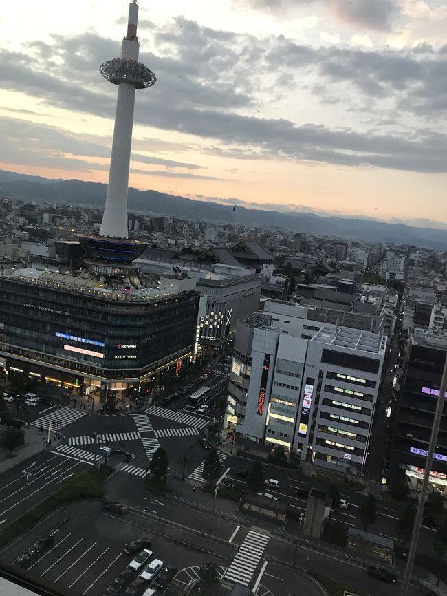 空の色が刻々と変化していきます。