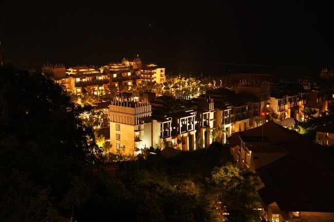 このように素晴らしい景色が見れます。ほんとに綺麗。<br />予約してたレストランはロビーから下に降ります。<br />ロビーがたしか11階くらいだったかな？（適当です）