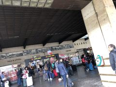 フィレンツェS.M駅に到着時に1枚ホーム内の写真をパシャリ。