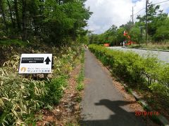 サンメドウズ清里ハイランドパークの案内が出ていた八ヶ岳高原ラインの交差点です。
上の北に行くとサンメドウズに行きます。
