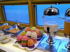 朝のお散歩の後は朝食を頂きました。