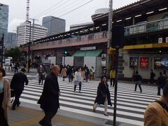 JR有楽町駅。銀座に立ち寄ってみた