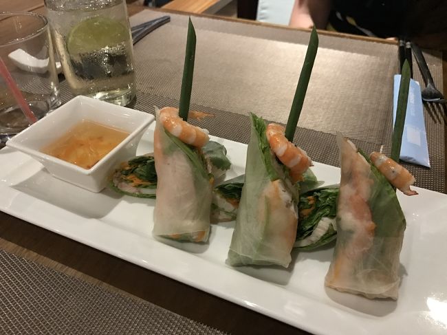 夜ご飯。ベトナム春巻き。