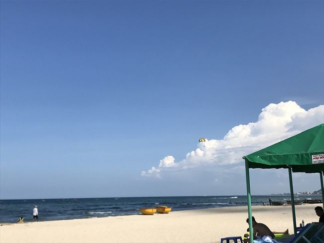 3日目。暑いー、天気ー！海はいる！