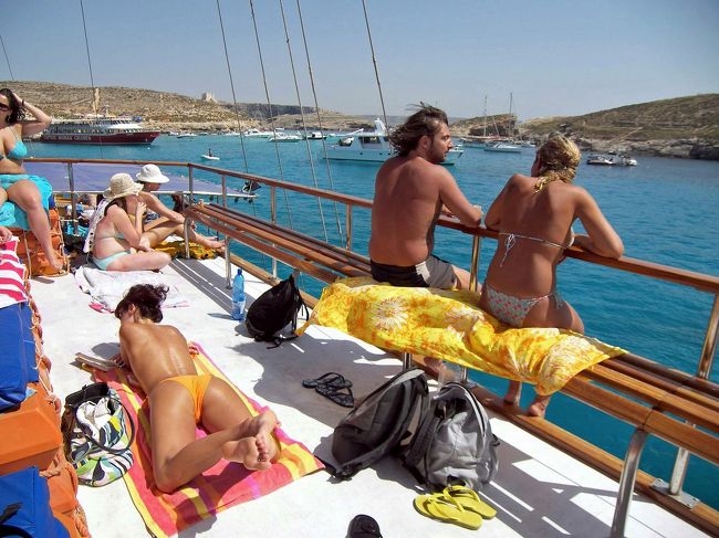 ヴァレッタに向かって出港です。