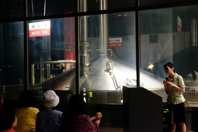 一番搾りの秘密について説明がありました<br />「素材へのこだり」一番搾りの素材は「麦芽」<br />「ホップ」「水」だけ。素材の力を最大限に引き出します