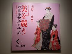 京都文化博物館で肉筆浮世絵を鑑賞しました。