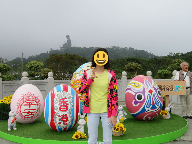 ゴンピンにもイースターエッグが(^o^)<br />大仏様が後ろに見えます。<br />娘がなんとか元気回復。でも本調子とまではいかないので大仏までたどり着けず…(>_<)<br />子連れの場合、無理は禁物ですね(´д｀|||)