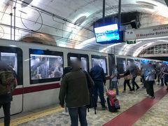 電車での移動