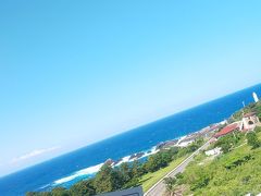 着きました！本州最南端の地、潮岬！いや海が綺麗なこと。晴れてよかった。