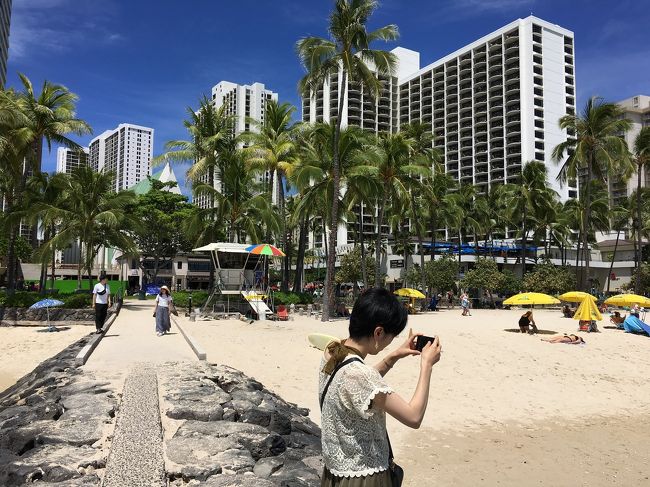 結局ワイキキビーチでは遊ばなかった（笑）