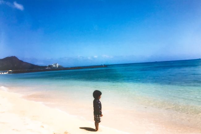 綺麗な海。癒される。