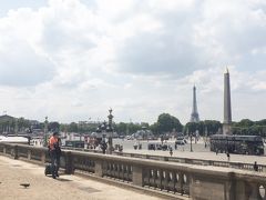 パリに戻ってきました！コンコルド広場でちょっと休憩！