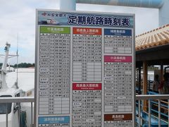 船の時刻表