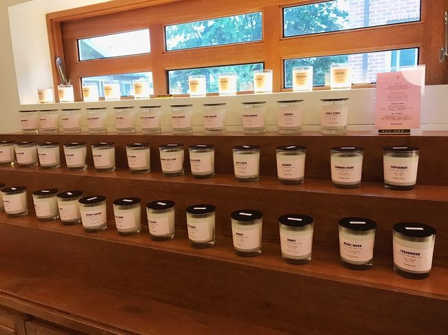 キャンドルも種類が何個もありました。