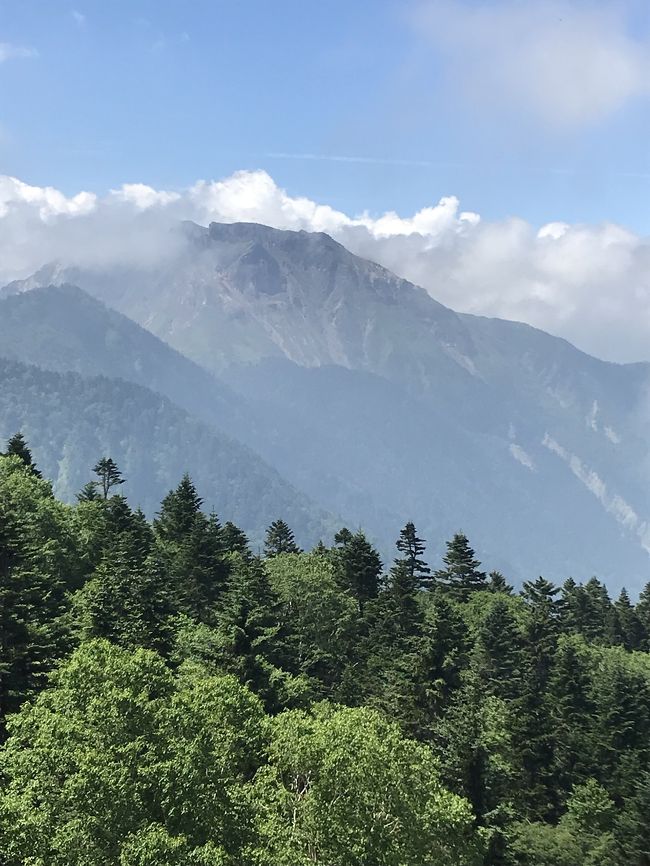 朝クマ牧場行くために8時30分出発。9時クマ牧場出発9時30分新穂高ロープウェイ到着