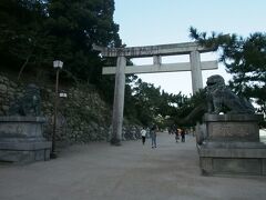厳島神社にやってきました。