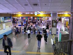 富平駅で下車
地下道が充実していてホテル前まで地下通路で行くことが出来る。