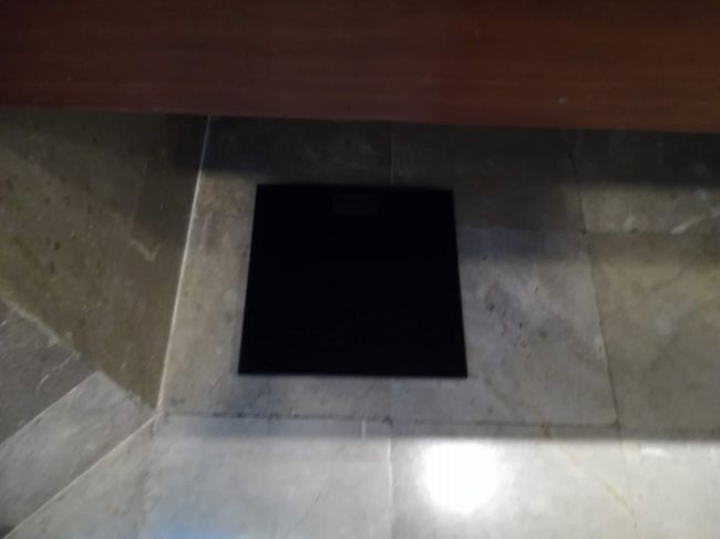 真っ黒の物体でしかないですが、たぶん体重計。<br /><br />写した自分が解らないんだから、意味ないっすよね。<br />ごめんなさいｍ（＿＿）ｍ