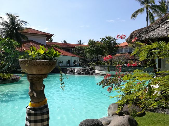 大きなプールが何か所もあります。<br /><br />どこを歩いてもプールが見れます。