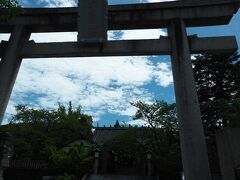 東茶屋街を歩いてたどりついた宇多須神社