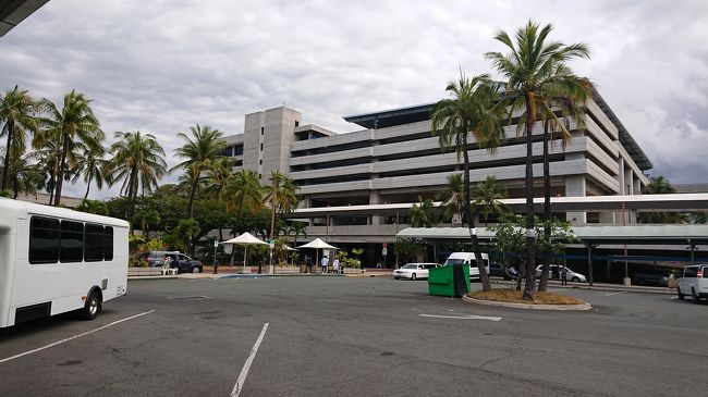 ホノルル到着！<br />雲多めでちょっと蒸し暑かった