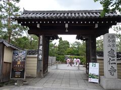 蘆山寺から建仁寺まで、またタクシー移動してしまいました。
移動手段はバス、鉄道、徒歩・・が定番なのですが・・
時短と、京都独特の蒸し暑さに慣れず・・この日は３０度くらいあったようです。
祇園、建仁寺のあたりに来ると蘆山寺と違い外国からの観光客でごった返してます。
以前とは比べ物にならない数の外国の方々
タクシーの運転手さん曰く・・日本のオバちゃんたちは京都は飽きてしまったようで今は外人さん・・3000円で着物レンタルして歩くのがブーム
だそうで・・皆さん女の方は着物姿でそぞろ歩いています。
日本人・・私の方が珍しい人・・って様相です。

建仁寺は教科書にも載っている国宝　俵屋宗達の風神雷神図屏風が超有名ですが
外国の方々全員・・そちらの方へ向かっていきます。


