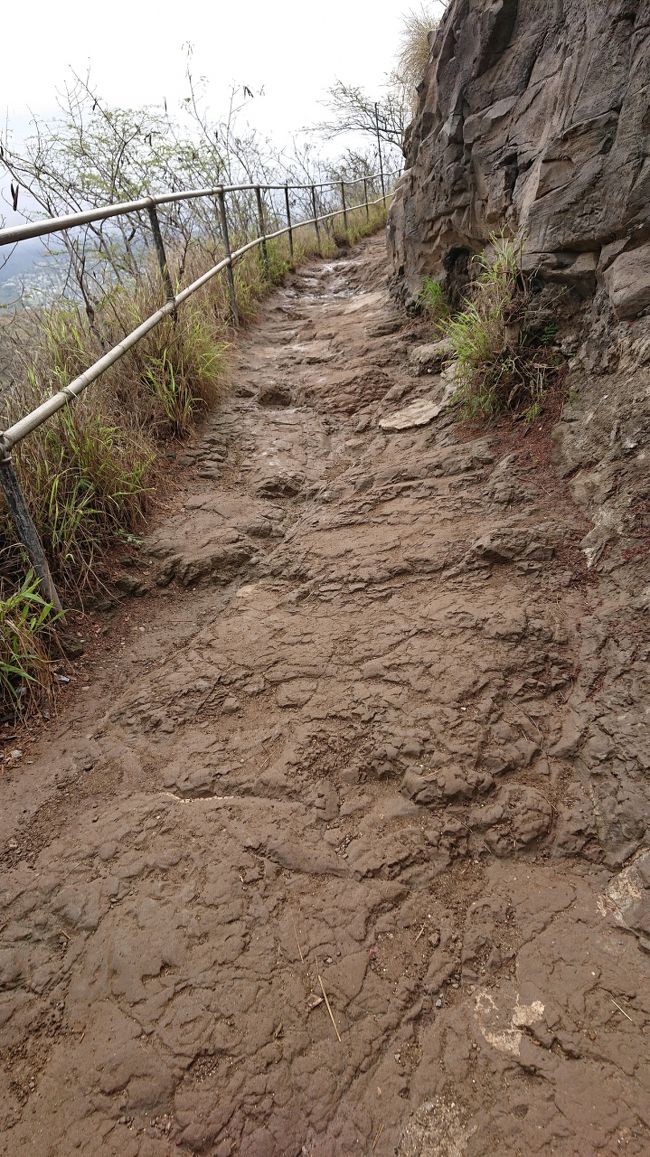 えっ？ボコボコになってきて・・大きな水たまりがあちこちに