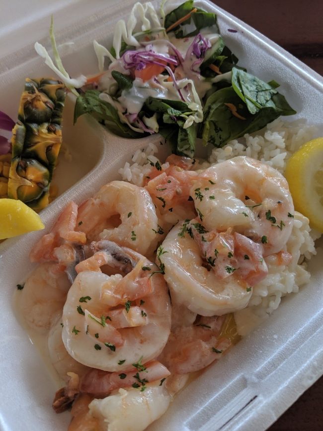 4種類のガーリックシュリンプ<br />全種類シェアしましたよ<br />