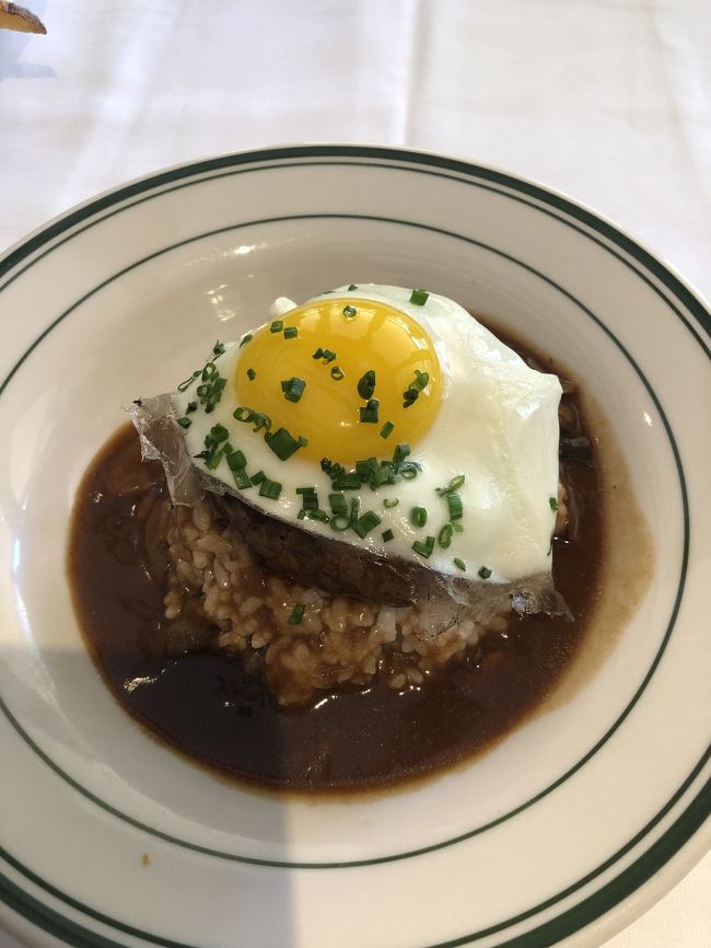 私はミニロコモコ。<br /><br />日本のランチの量です！