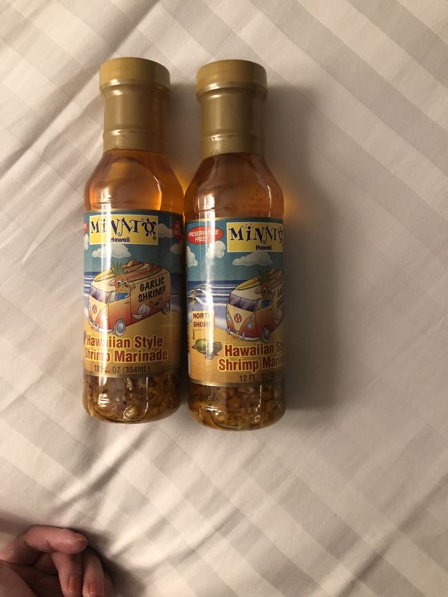 あとガーリックシュリンプのソース。<br />日本に帰って<br />作るのが楽しみだな( ^ω^ )<br /><br />明日はまたThe Busに乗り<br />ワイケレへ行きます(＾∀＾)