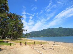 帰路も途中で琵琶湖のマキノというエリアによってみた。せっかくこの辺りまで来たこともあって。